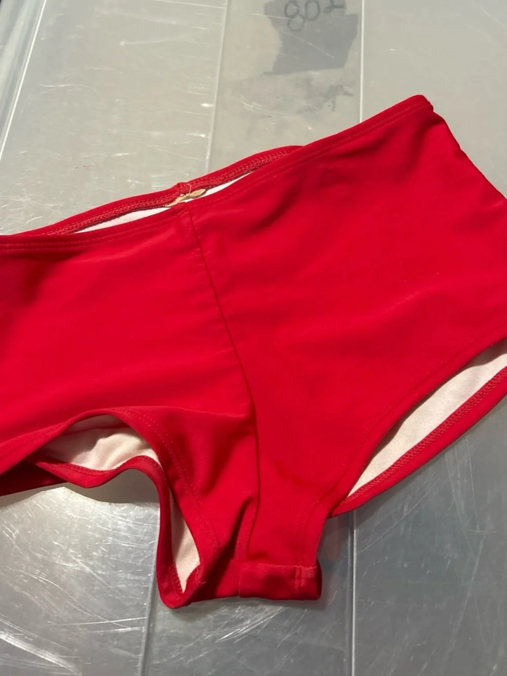 OP Kids Two-Piece Swim Set in Navy & Red with Star Peace Graphic